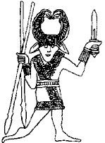 Wodan's Man w/Spears and Sword