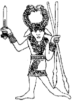 Wodan's Man w/Spears and Sword